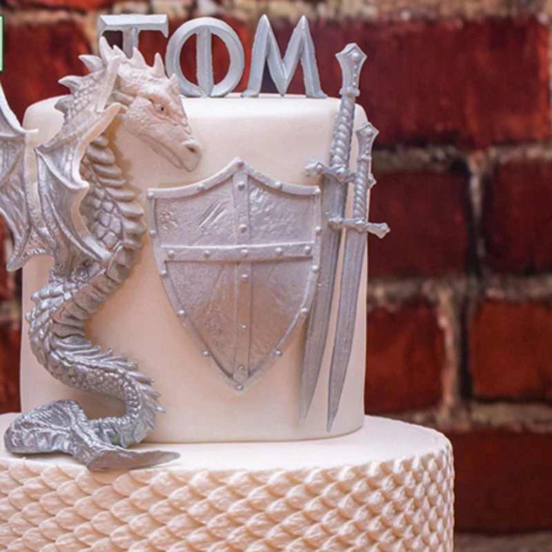 Винтажная силиконовая форма для укравечерние торта шоколада конфет сахара |