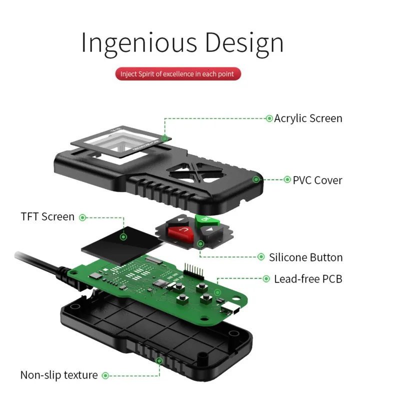 Launch YA-101 полный OBD2 сканер launch Creader профессиональный считыватель кода двигателя 101