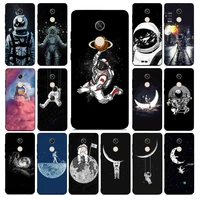 yndfcnb space moon astronaut phone case for redmi note 4 5 7 8 9 pro 8t 5a 4x case