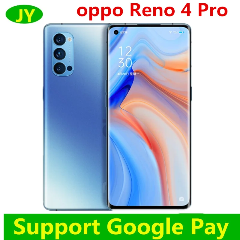 OPPO Рино 4 Pro 5G мобильный телефон 6 5 Дюймов 90 Гц OLED изогнутые Экран Snapdragon 76 с