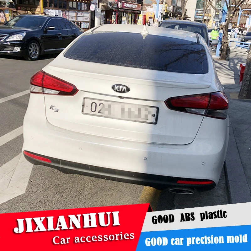 Спойлер для Forte 2011 2015 Kia K3 HBK спойлер из АБС пластика цветной задний крыла