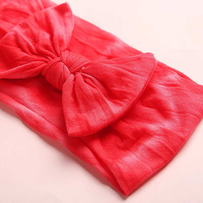 Детские эластичные резинки для волос с принтом в виде галстука красителя банты