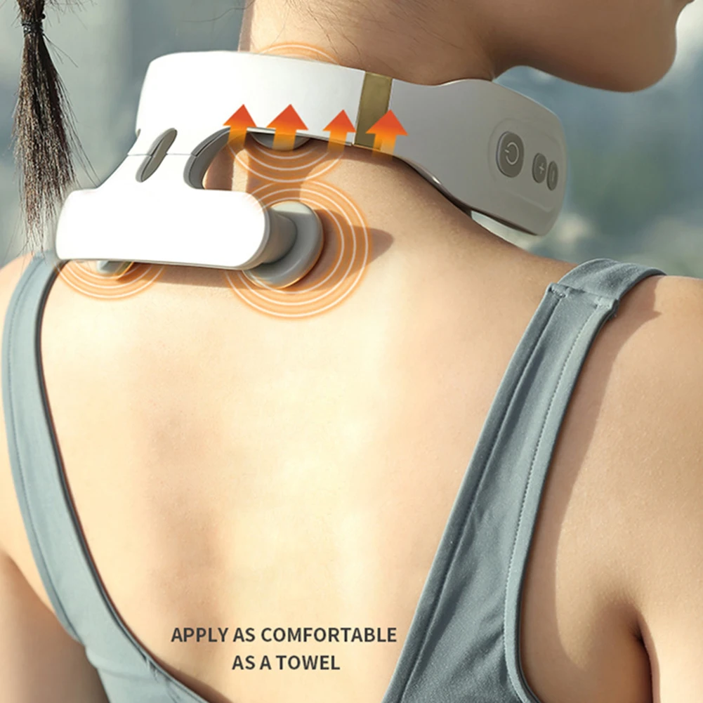 

3 Modes Neck Massager Cervical Vertebra Physiotherapy USB Smart Neck Back Massager Pulse Neck Protector Pain Relief Machine