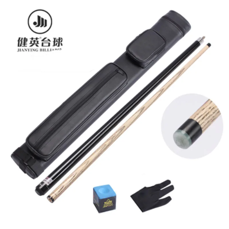 Black Cue Case Set Jianying ясень кий для разбивки бассейн красные, черные Голубой цвет чемоданчик для бильярдного кия комплект Китай(материк - Цвет: Black Cue Case Set