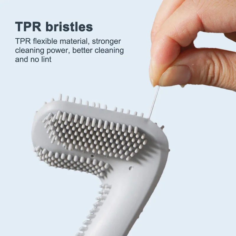 

1Pcs Golf Brush Head Toilet Brush For Household Cleaning Tool TPR+PP Bathroom Supplies Long Handle Wall-Mounted