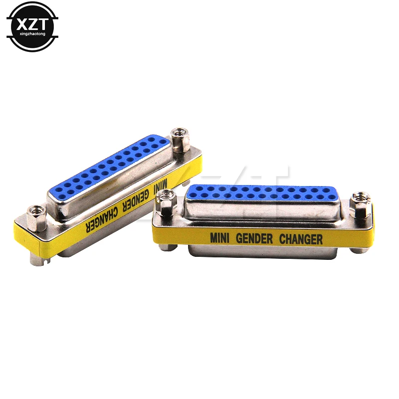 D SUB DB25 последовательный кабель параллельный порт адаптер 25 pin Женский F/F Мини