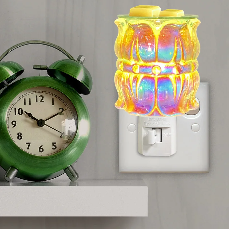 Электрический подогреватель свечи стеклянный обогреватель ароматов для