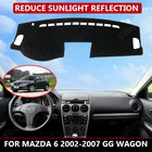 Чехол на приборную панель автомобиля для Mazda 6 2002-2007 GG, коврик для вагона, защита от солнца, коврик для приборной панели, коврик для автомобиля, ковер