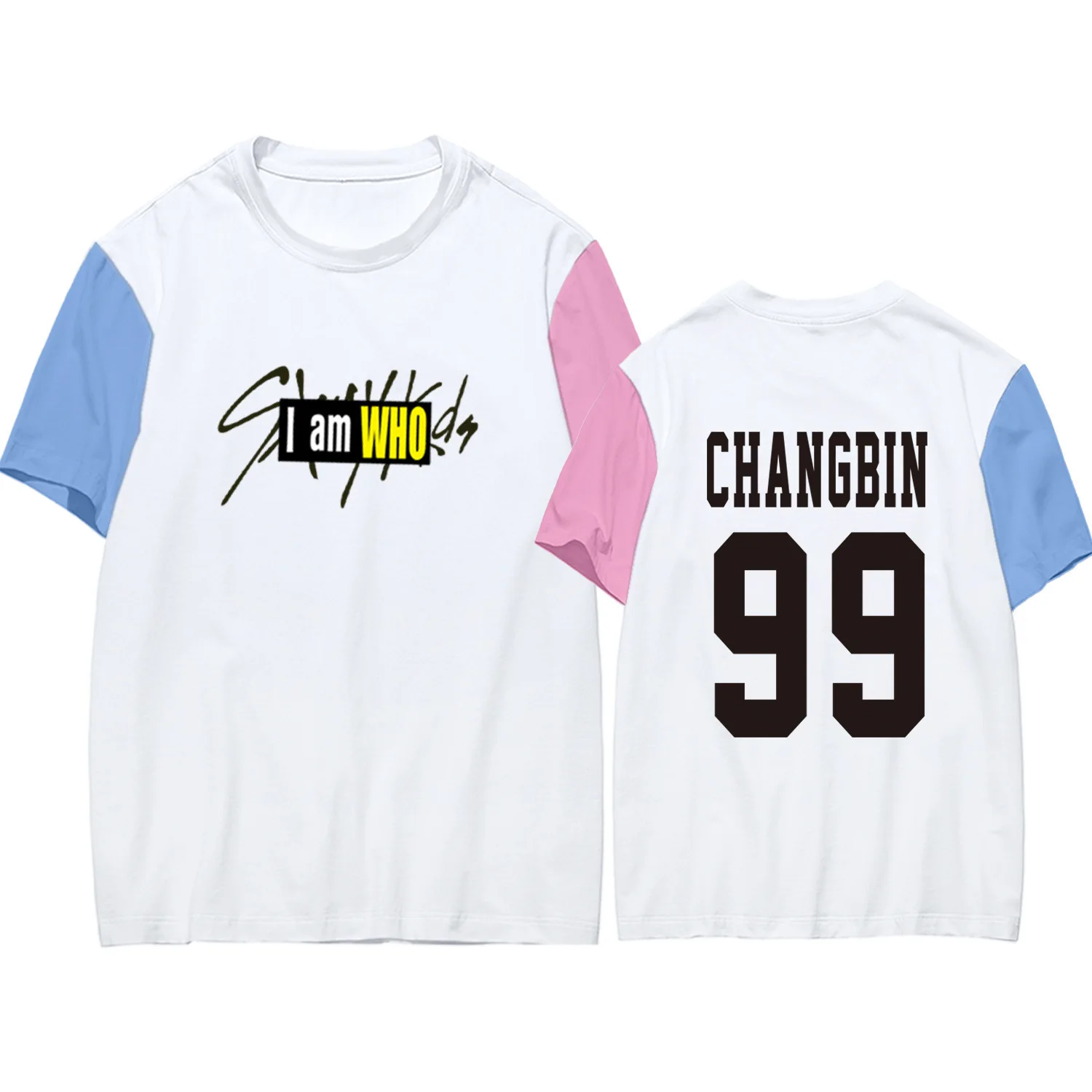 

Stray Kids KPOP T Shirt Women Vogue Minho Woojin Tshirt BangChan ChangBin Felix HyunJin 2020 New Style Tee Shirt Femme
