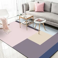 pink blue grey geometric large area rug and rug nordic minimalist rug suitable for living room bedroom bedside sofa floor mat