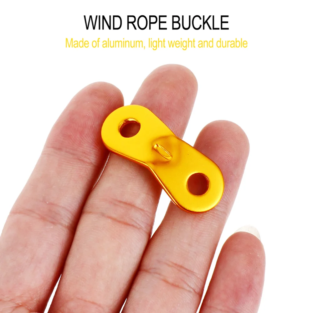 

40Pcs Wind Rope Buckles Rope Tensioner Tent Rope Adjuster Camping Accessories
