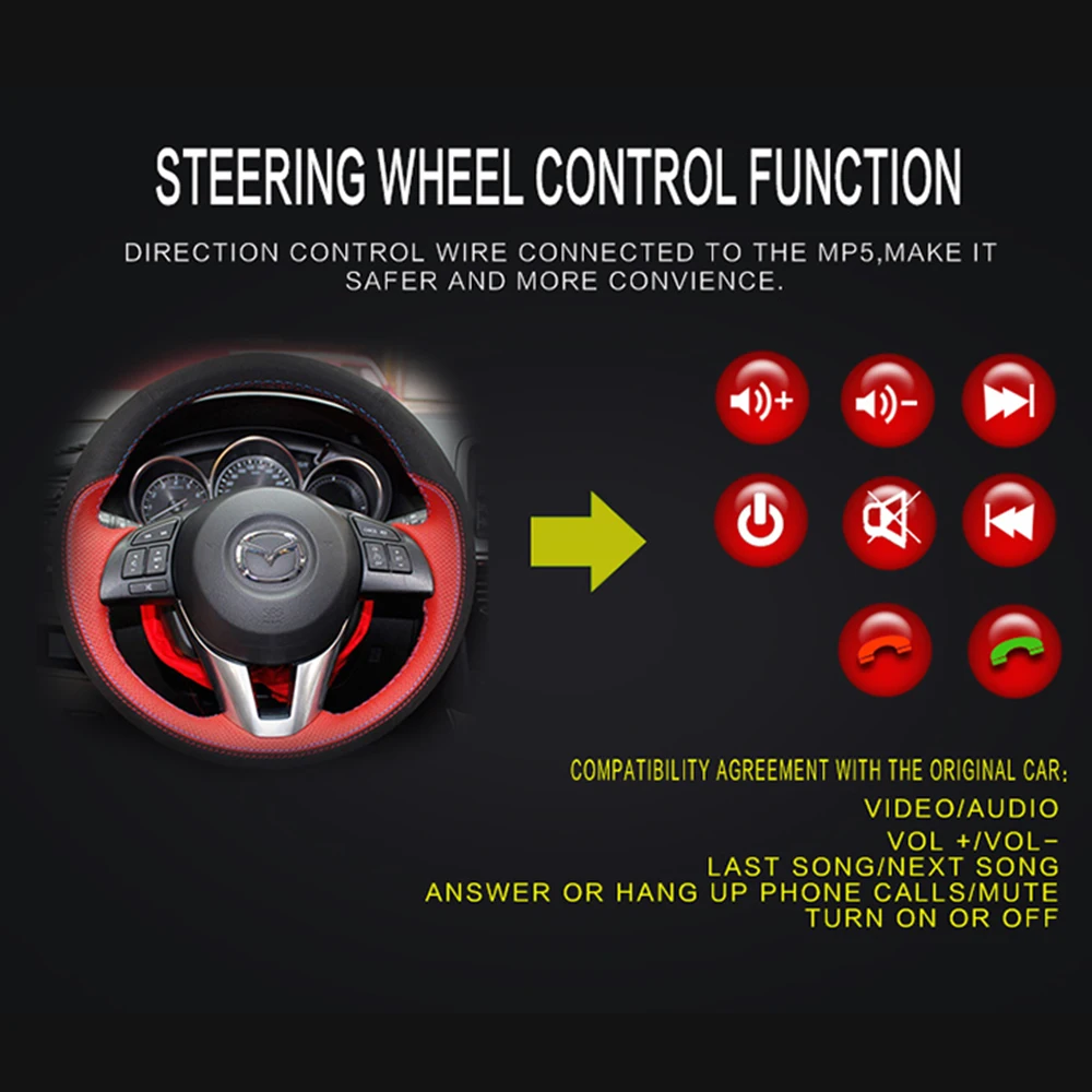 7 Inch GPS Navigation Auto MP5 Player Bluetooth 1080P Touch Screen Car Mp5 Camera 1DIN Retractable screen 9601G Carplay | Автомобили и