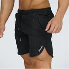 Мужские спортивные шорты, хлопковые спортивные штаны для бодибилдинга, фитнеса, бега, повседневные спортивные шорты для мужчин