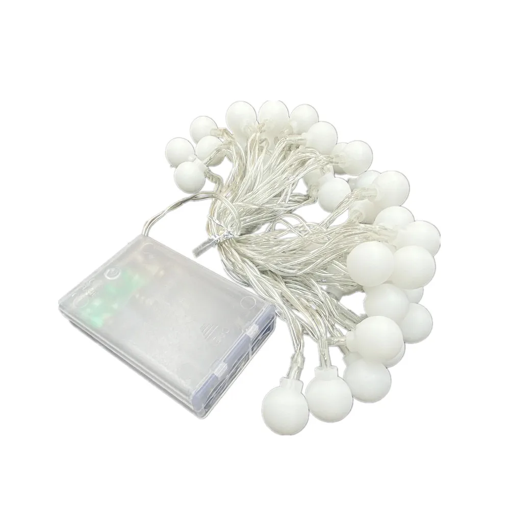 

LED String Lights 1.5M 3M 6M Cherry Balls Fairy Garland Lights Battery Operated Wedding Christmas Outdoor Decoration