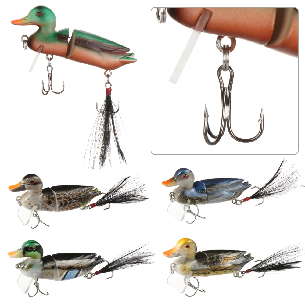 3D с изображением утки лягушки Плавающий поплавок для рыбалки приманки