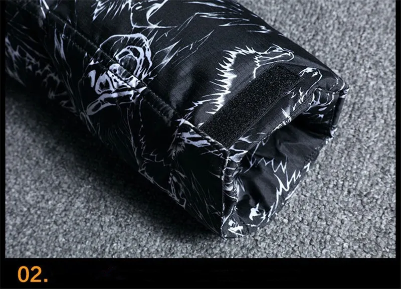 White Duck Down Jackets Men Winter Warm Parka Camouflage Overcoat Casual Slim Hooded Doudoune Homme Thermal Windbreaker Jacket