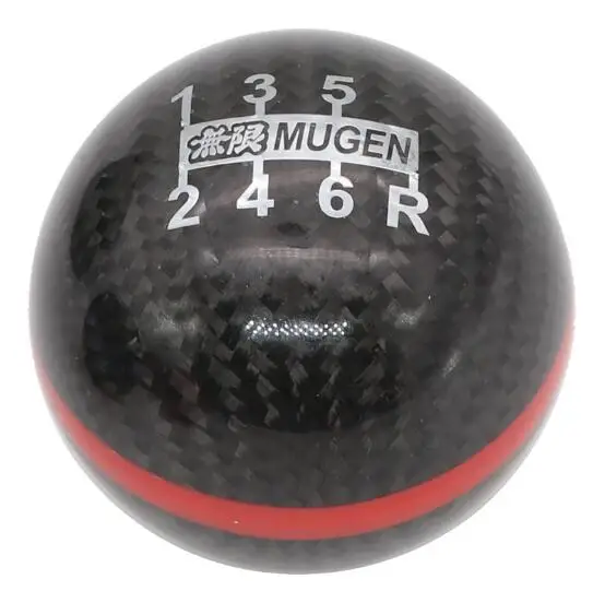 Подлинное углеродное волокно красный рычаг ручного переключения Mugen Подходит