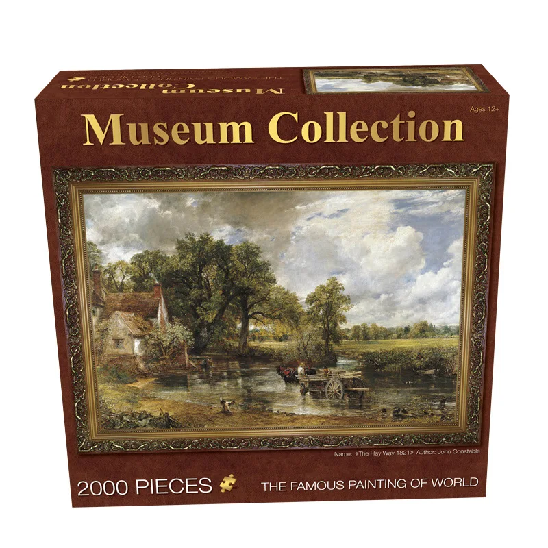 2000 шт. Сделай Сам головоломка для взрослых детей Jigsaw пейзаж бумага Обучающие