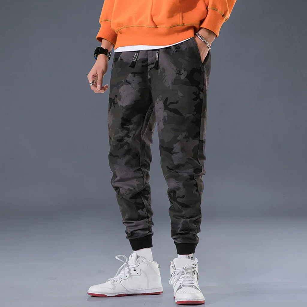 2019 камуфляжные штаны для пробежек мужские спортивные трико спортзала бега