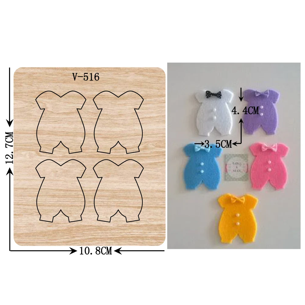

New Child, clothes cutting dies for scrapbooking /Multiple sizes /V-516