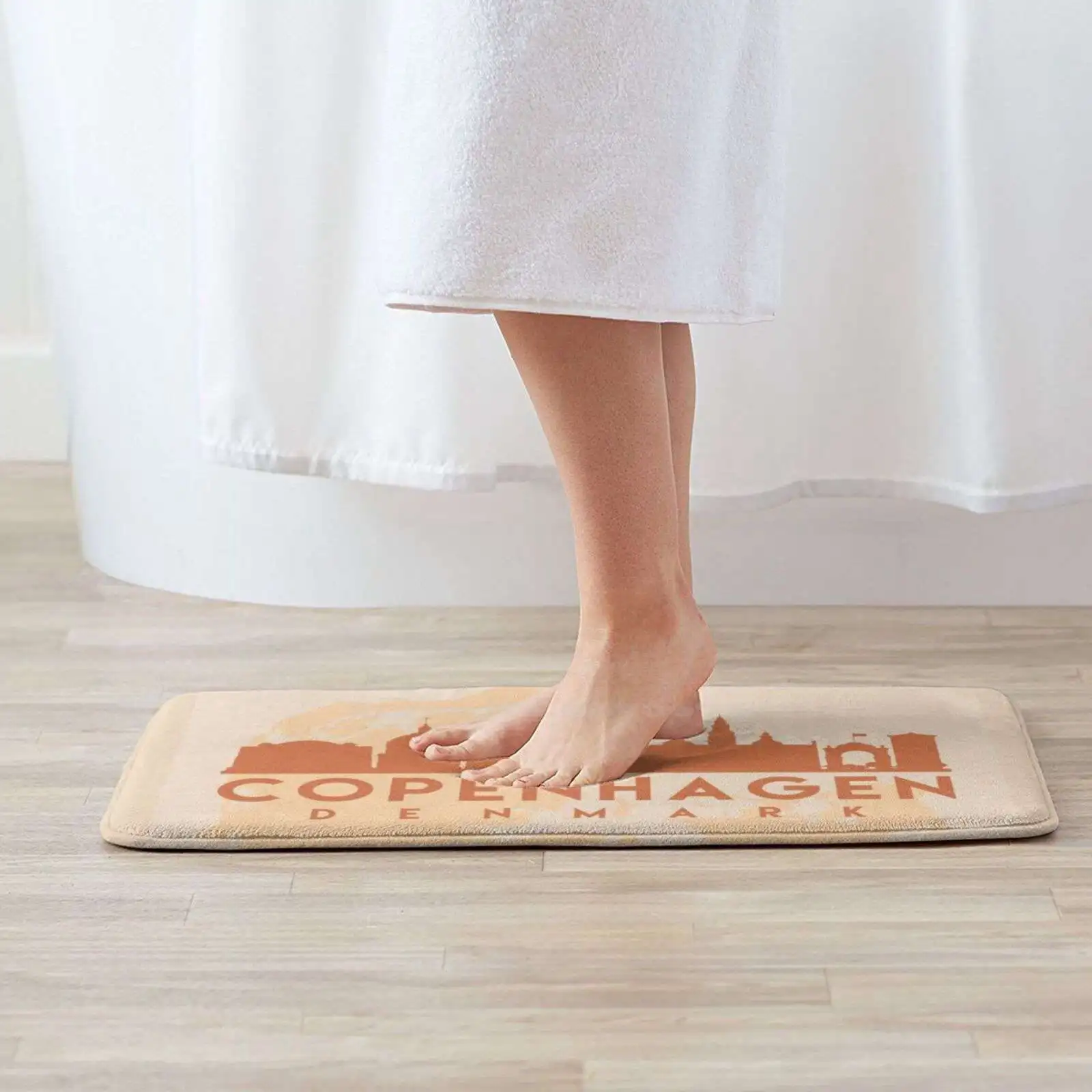 Копенгаген Дания Карта города очертания земли мягкий домашний