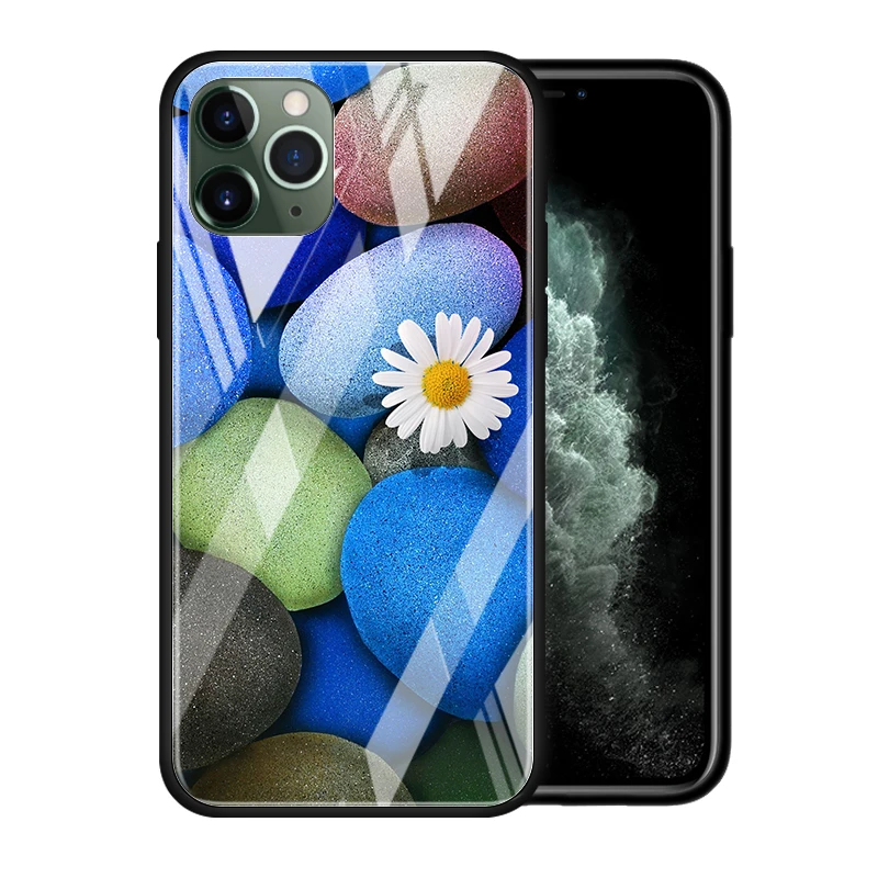 Чехол из закаленного стекла для Apple iPhone 12 Pro Max Mini 11 XS X XR 6S 6 7 8 Plus | Мобильные
