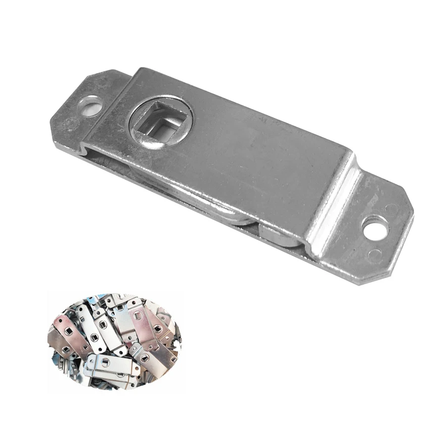 Cerraduras de Metal de repuesto para escotilla de Loft, Panel de acceso, llave de puerta de acero, tipo cuadrado