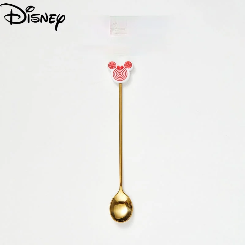 

Disney Cartoon Version Cute Creative Children's Dessert Fork Spoon Safety Stainless Steel 304 Fruit Fork Mickey Mouse Tableware