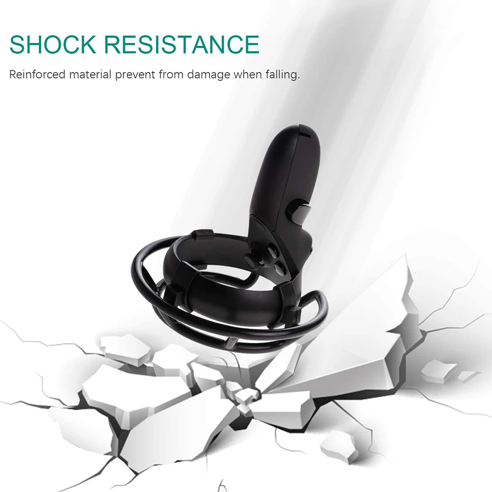 1 пара противоударных защитных чехлов для контроллера совместимых с Oculus Quest или