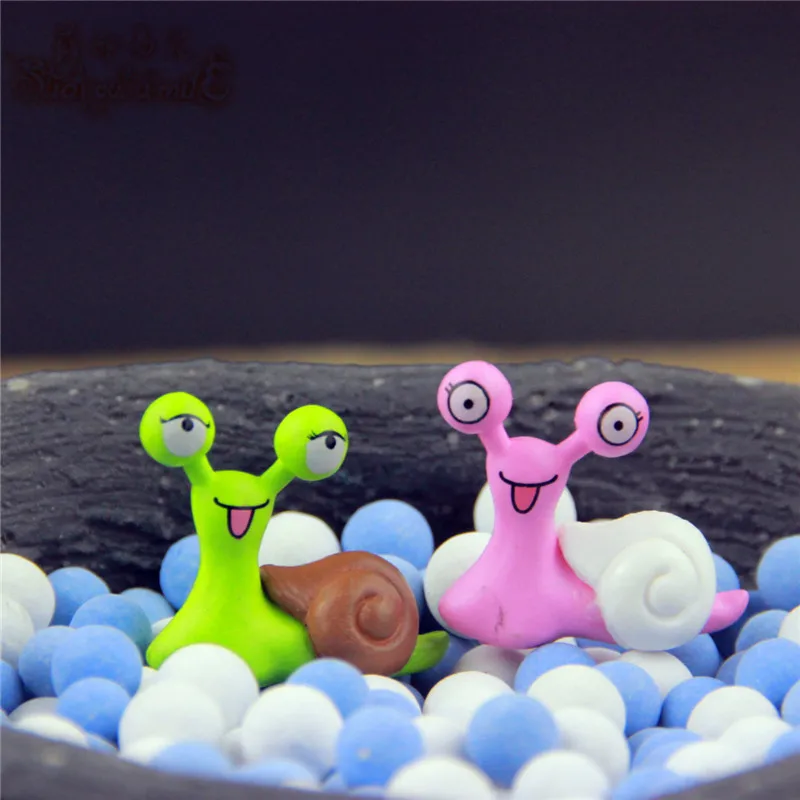 Miniature snail doll decoration 5PCS fairy garden house decorations DIY home accessories tools | Дом и сад