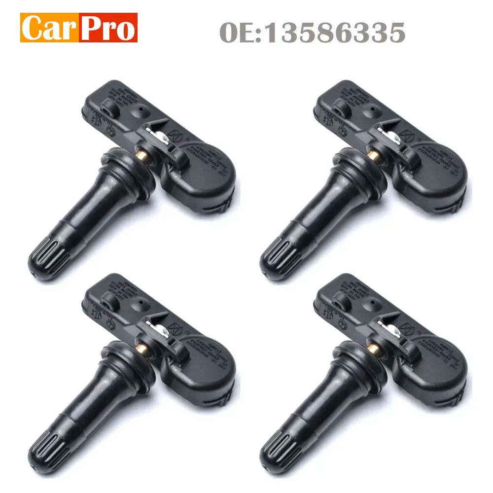 

4PCS Tire Pressure Sensors TPMS 13586335 for Buick Lacrosse Lucerne Cadillac CTS Chevy Chevrolet Malibu Silverado Tahoe