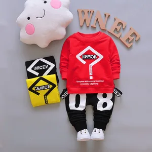 Одежда для маленьких мальчиков; Футболка с принтом для малышей; Модные костюмы для новорожденных; Сезон весна-осень; Детские хлопковые брюки