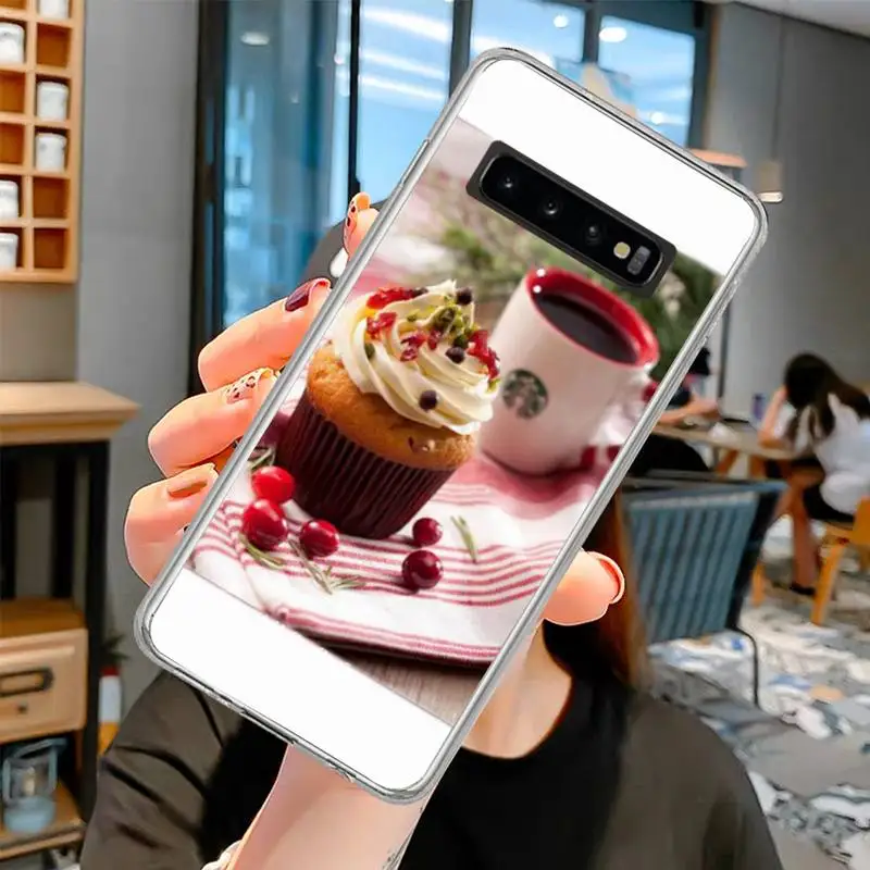 

Delicious Dessert Phone Case For Samsung S7edge S8 Plus S9plus S10 Plus E For Samsung Galaxy S10