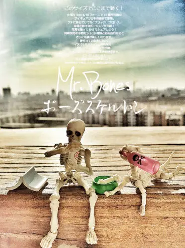 Миниатюры фигурка в виде черепа представляют Скелет Figma фигурку для взрослых и