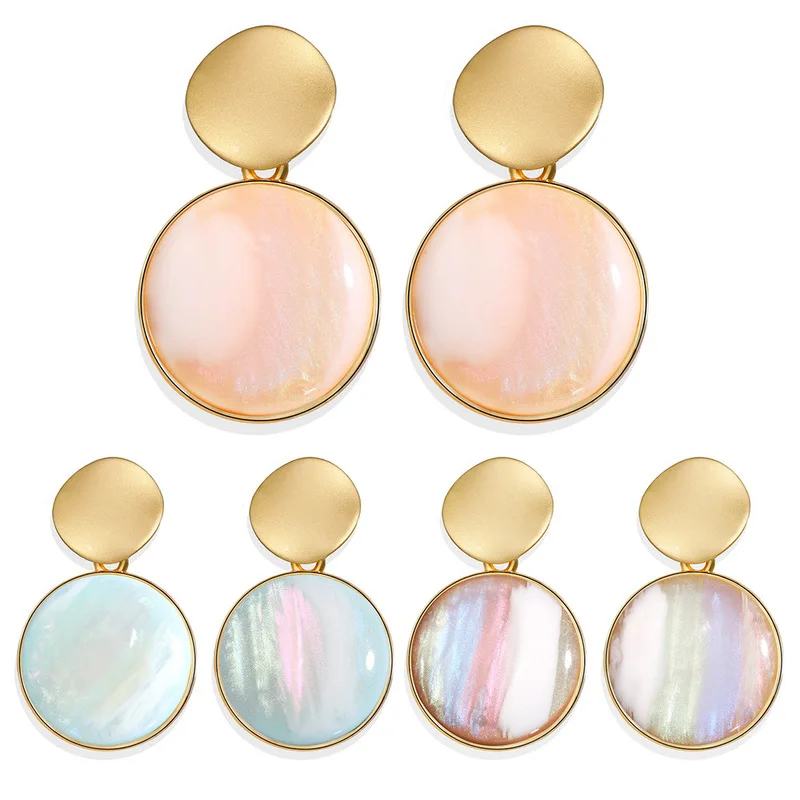 Новые серьги с пересекающимися границами опт инкрустированные из сплава нефрита