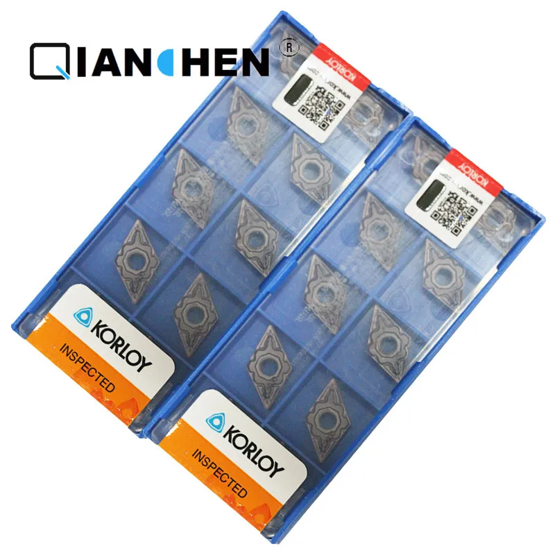 

Оригинальные корейские Korloy DNMG110404-HM PC9030 DNMG110404-HS PC9030 DNMG150404-HA PC9030 (10 шт./лот) Внутренние Токарные вставки