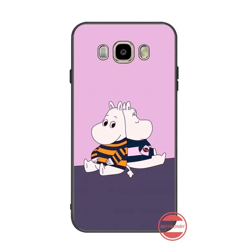 Бегемот moomin милый животный ТПУ Мягкий силиконовый чехол для телефона Samsung J2 J4 J5 J6