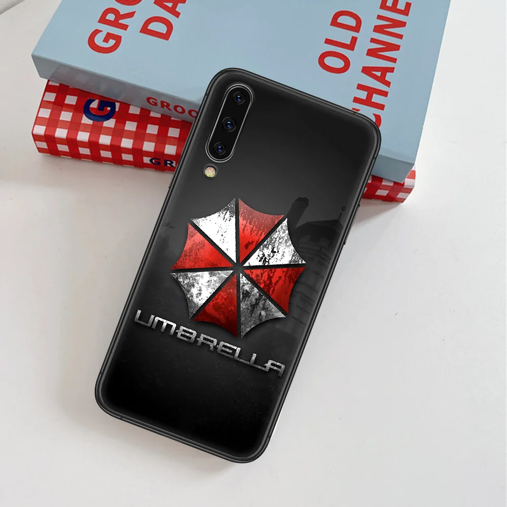 

Umbrella Corporation Phone Case For Samsung Galaxy A 3 5 7 8 10 20 20E 21S 30 30S 40 50 51 70 71 black Coque Soft Cell 3D Bumper