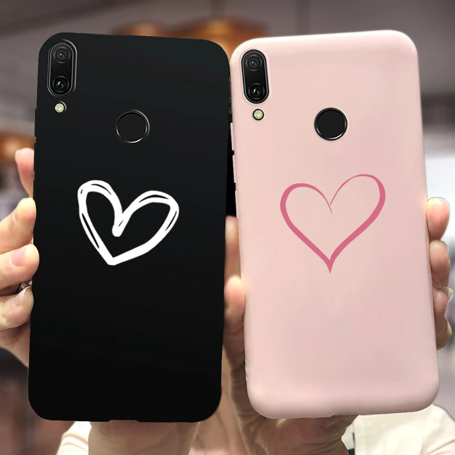 Чехол для Huawei Y9 2019 стильный чехол с рисунком конфет мягкий силиконовый Y 9 чехлы из