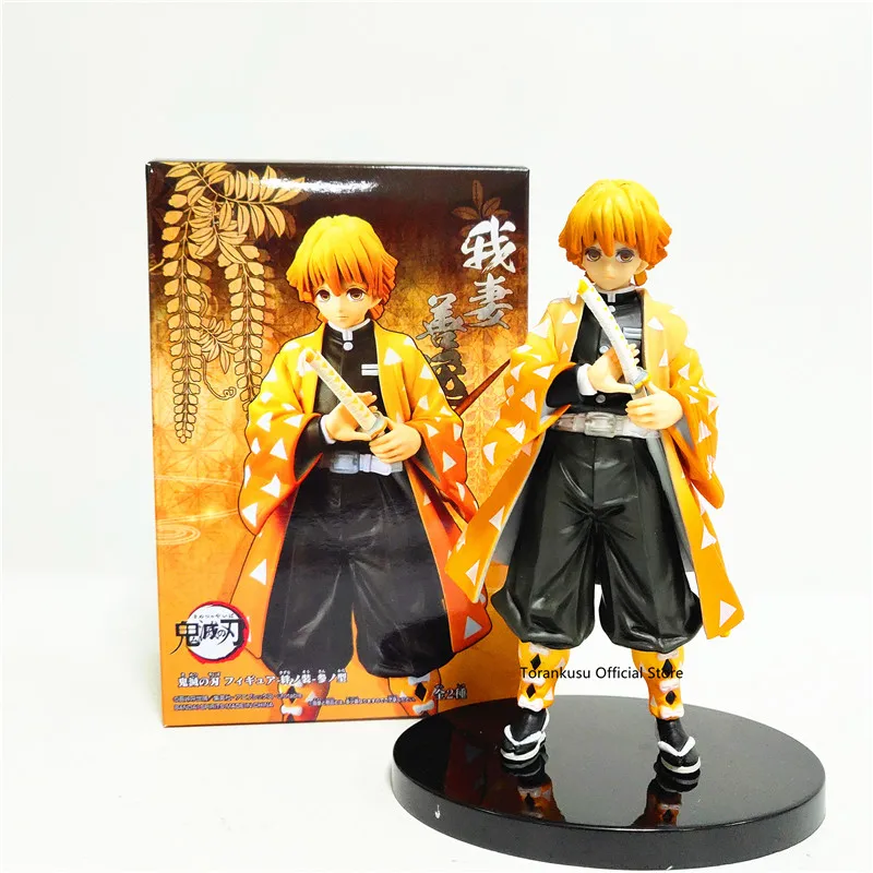 Экшн фигурка из ПВХ рассекающая демонов киметасу no Yaiba Agatsuma Zenitsu Thunderclap и Flash Toy