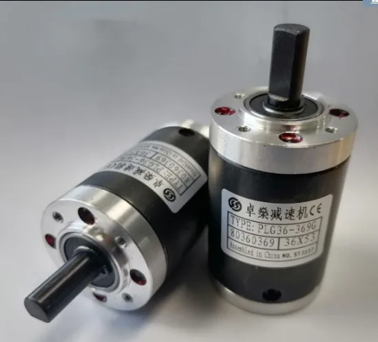 

27:1 Planetary Reducer PLG36 Planet Gearbox 36mm Diameter Gear Round Flange Square Flange Input Diameter 3.5mm