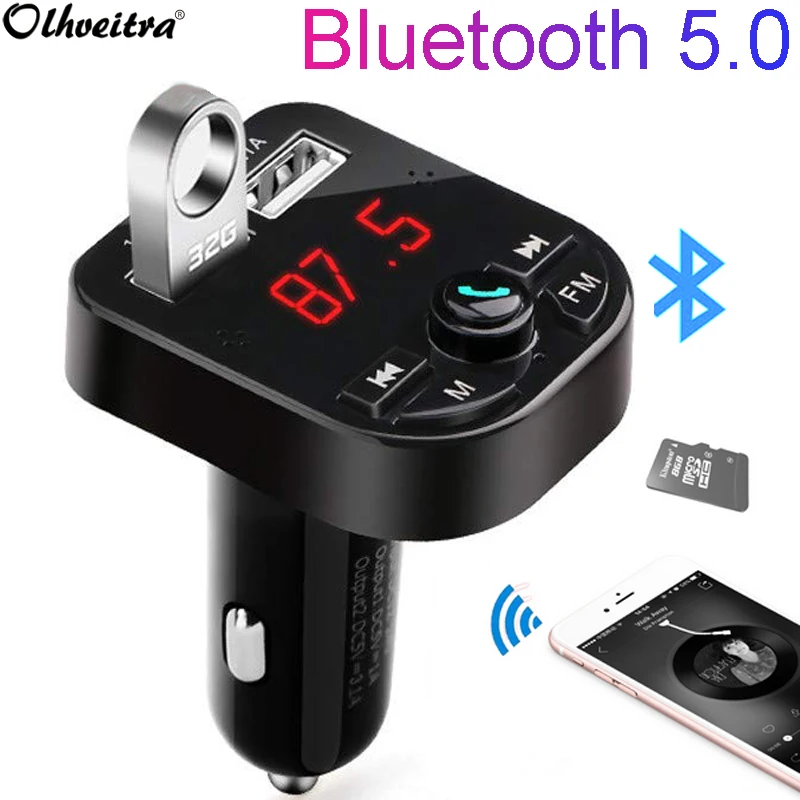 Olhveitra зарядка в автомобиль для iPhone X samsung Xiaomi USB Автомобильное зарядное устройство