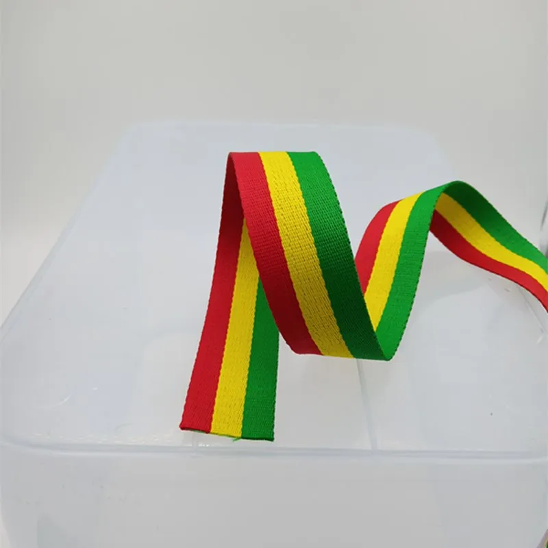 Мода 10 м ширина 25 мм красный желтый зеленый корсажные ленты Рюкзак ремень