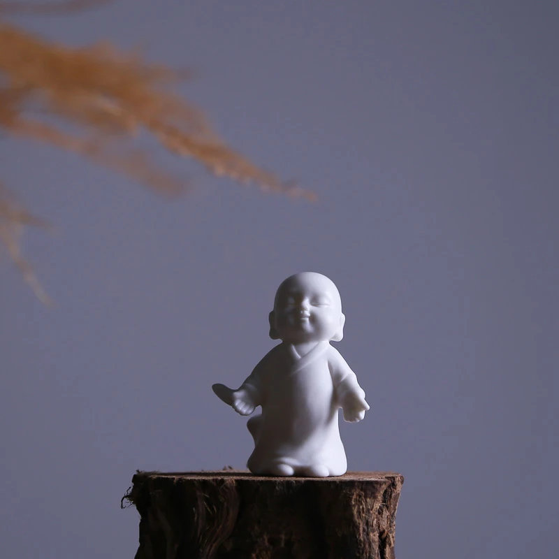 Керамический новый китайский маленький монах дзен креативное украшение для