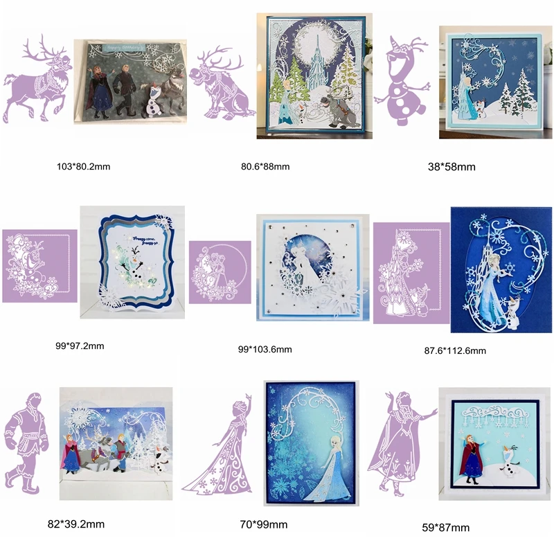 Мультяшный персонаж из фильма животные королева сестры милый снеговик олень