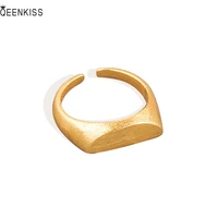 qeenkiss rg644 fine%c2%a0jewelry%c2%a0wholesale%c2%a0fashion%c2%a0woman%c2%a0girl%c2%a0birthday%c2%a0wedding%c2%a0 simplicity round 18kt gold white%c2%a0gold opening%c2%a0ring