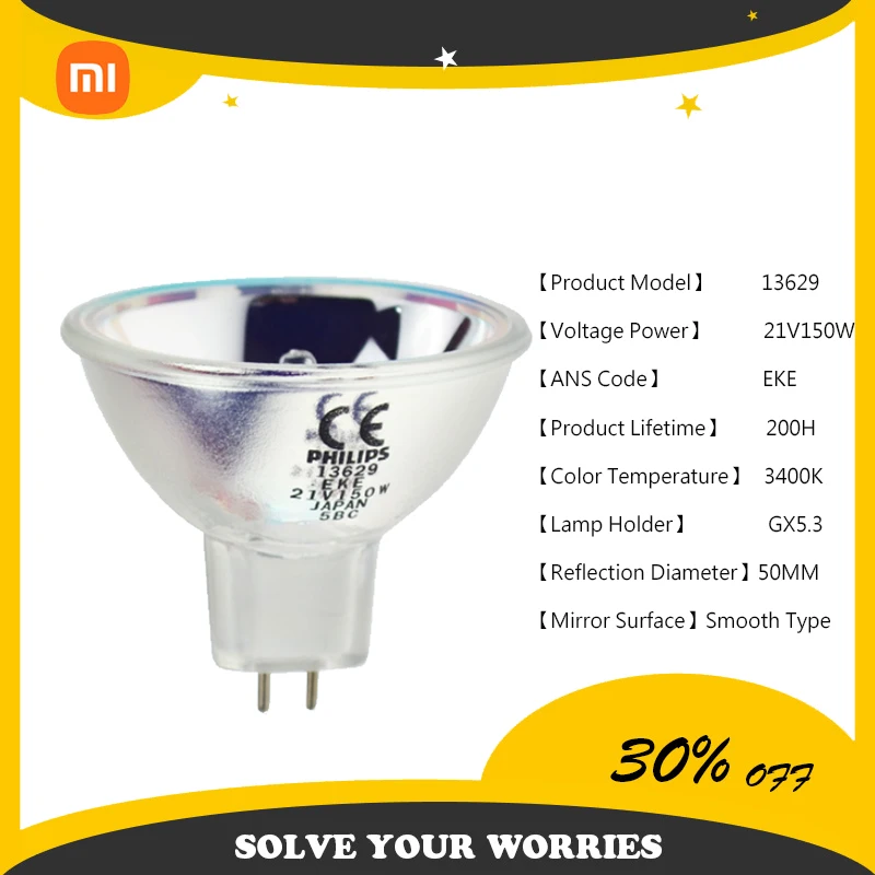 

Оптический микроскоп Xiaomi Philips 13629 EKE 21v150w, эндоскоп, прожектор холодного света, галогенная лампа, чашка