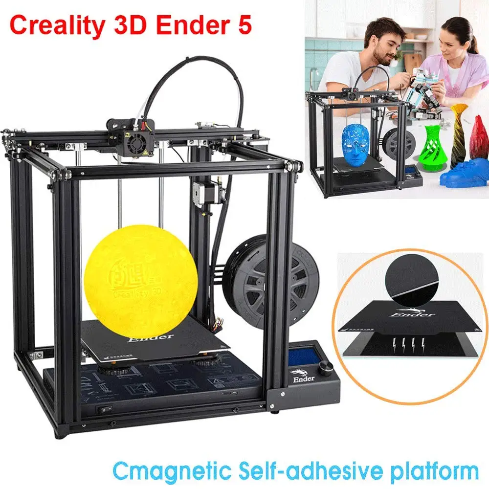 

Creality Ender 5 креативный одножильный 3d принтер XY FDM обновленная Поставка печать для любителей дома и школы пользователей