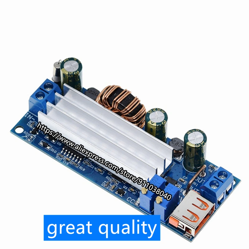 Выделенный высокомощный Модуль повышения мощности 2 ~ 24 В низкого напряжения 80 Вт
