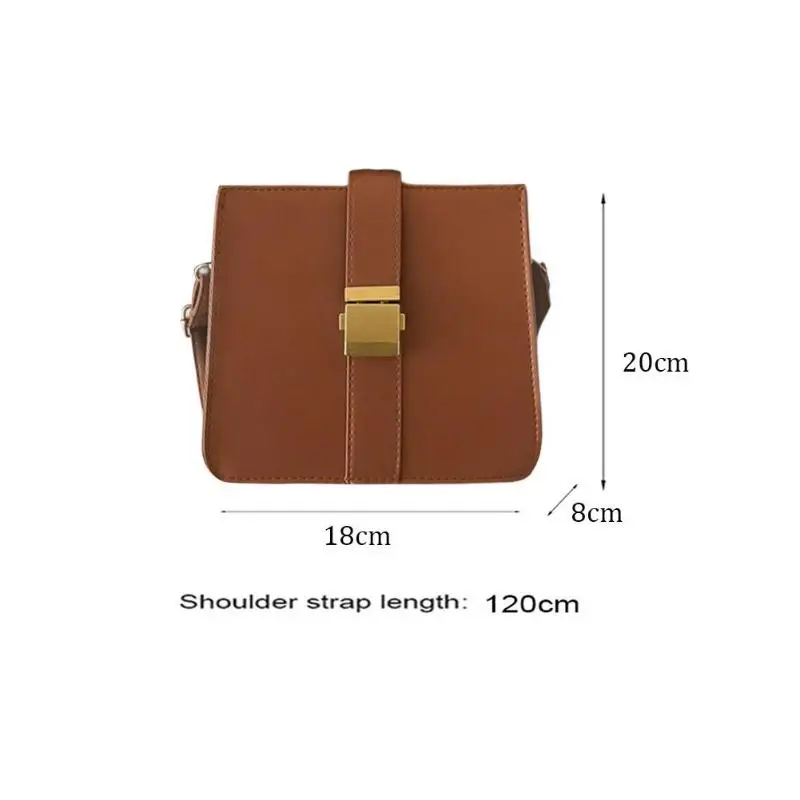 

New Fashion Handbags Classic Delicate Women Leather Vintage Shoulder Crossbody Bag Solid Color Handbag Classic Purse